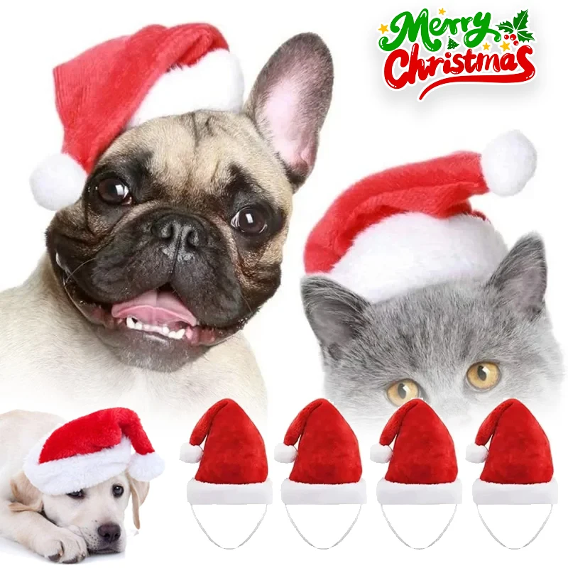 Christmas Pet Santa Hat Red Pl - Santa Hat Plush review and price