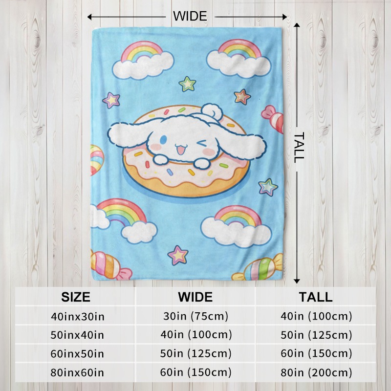 Sanrio Blanket Cute Cinnamorol - Christmas Throw Blanket review and price