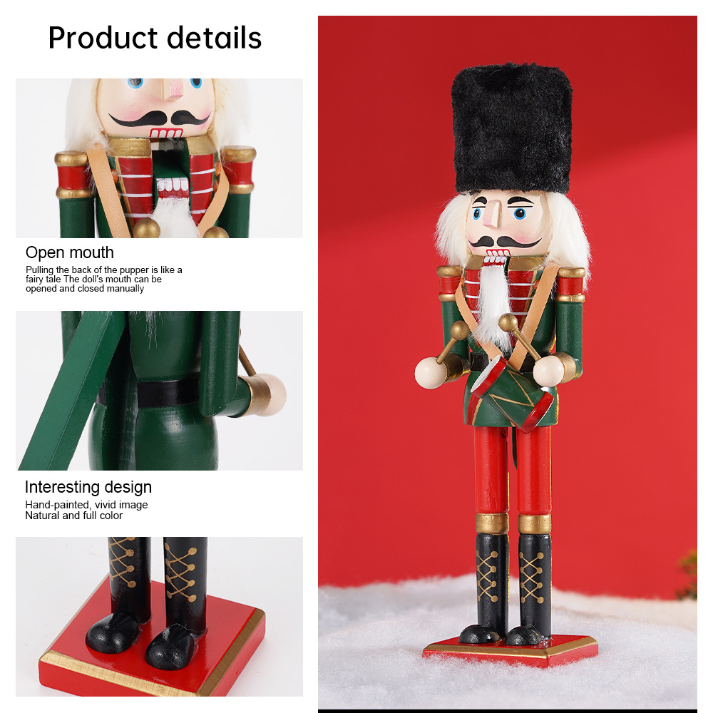 30cm Wooden Nutcracker Ornamen - Nutcracker Figurine review and price