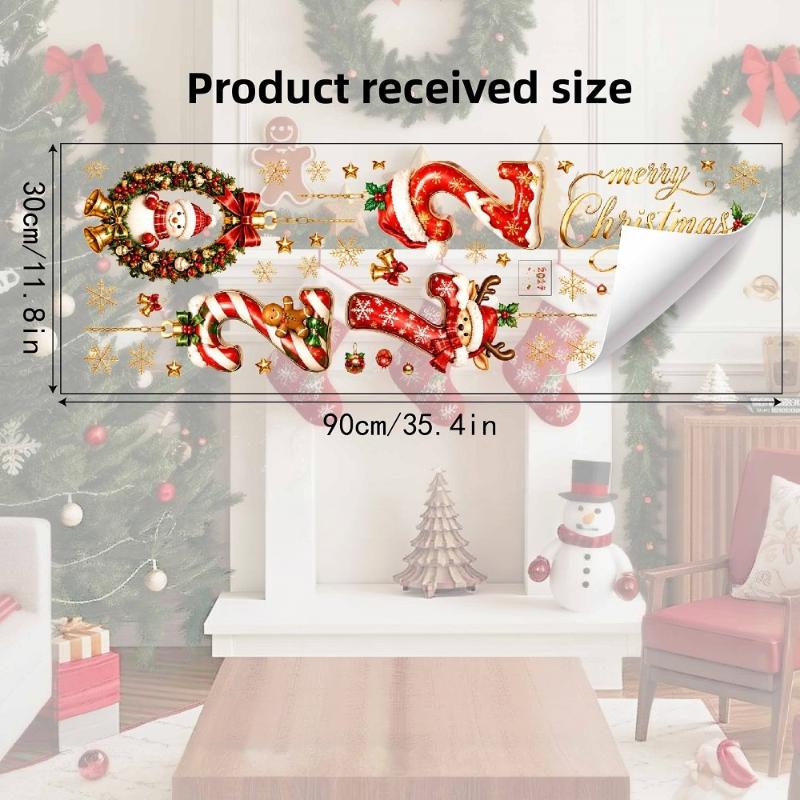 2027 New Year Christmas Static - Snowflake Window Decal review and price