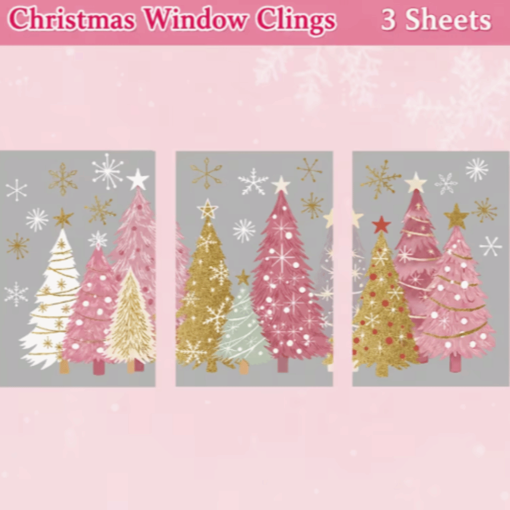Reusable PVC Material Christma - Snowflake Window Decal review and price