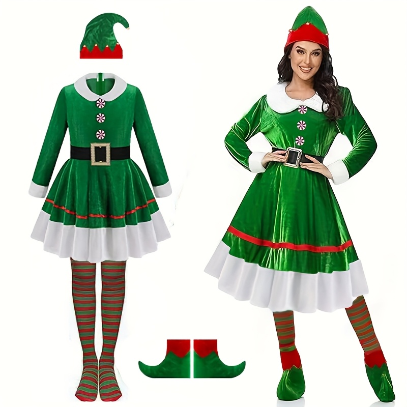 5pcs Christmas Elf Costume Set - Elf Costume Christmas review and price