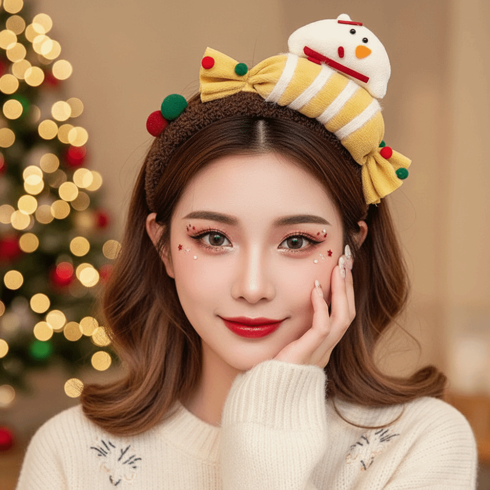 Plush Texture Christmas Headba - Reindeer Antlers Headband review and price