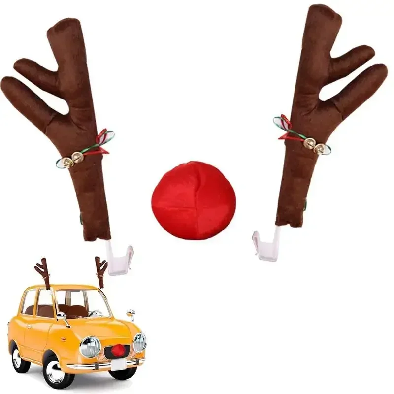 Car Christmas Decor Reindeer A - Reindeer Antlers Headband review and price