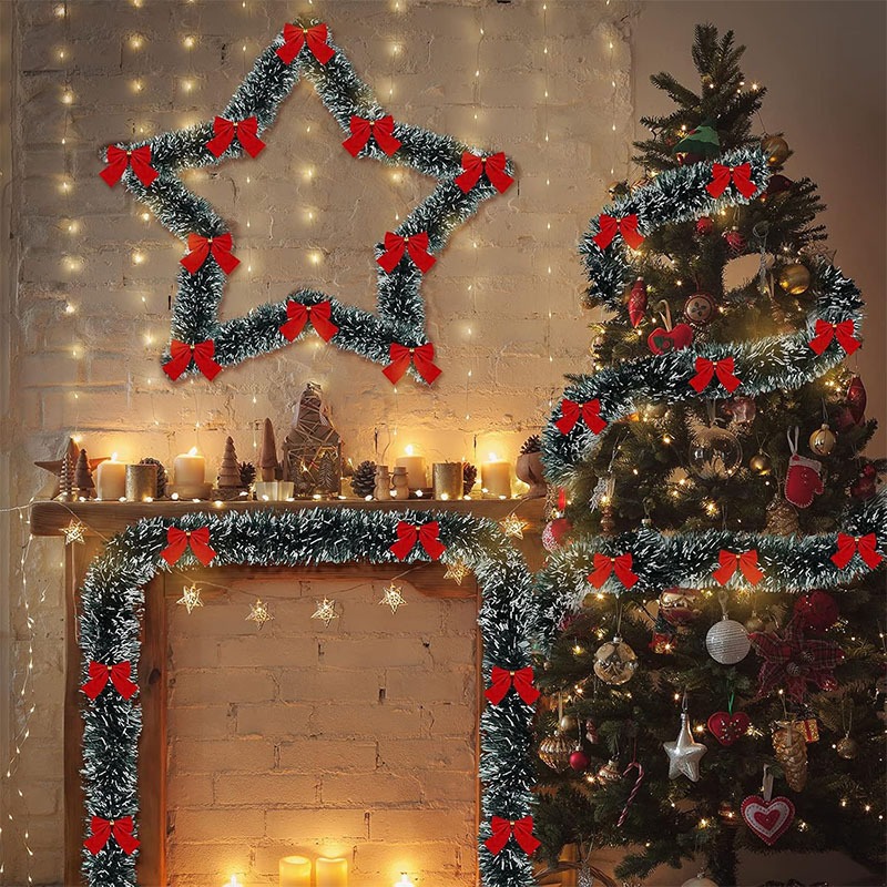 2M Christmas Cane Ribbons Garl - Tinsel Garland Decoration review and price