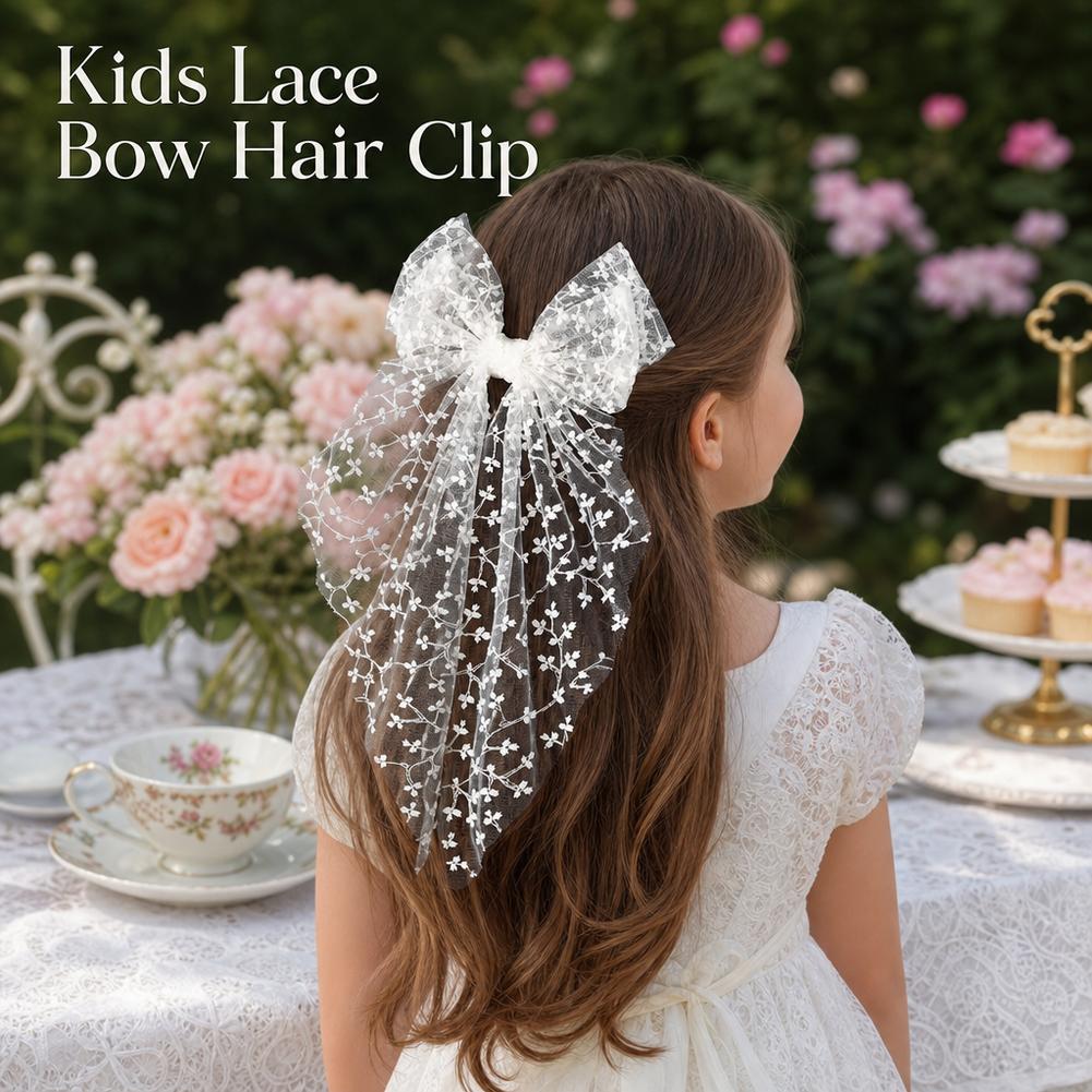 Kawaii Lace Bow Ribbon Hair Cl - Ribbon Bow Gift review and price